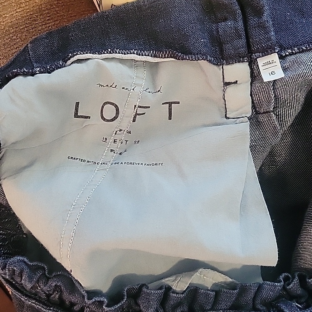 Loft Plus Woman's Elastic High Waist Jeans, Size: 16 - Picture 8 of 9
